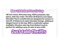 Image 3 of New 2X Robert Louis Top #217*8