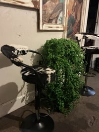 Image 7 of Luxurious Cowhide Bar Stools: