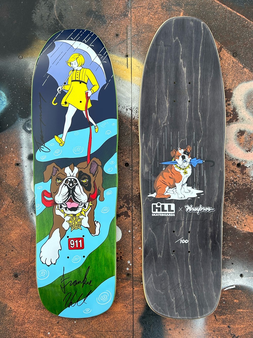 Frankie Hill x Jeremy Wray collab deck