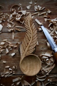 Image 1 of Fern Leaf coffee Scoop.