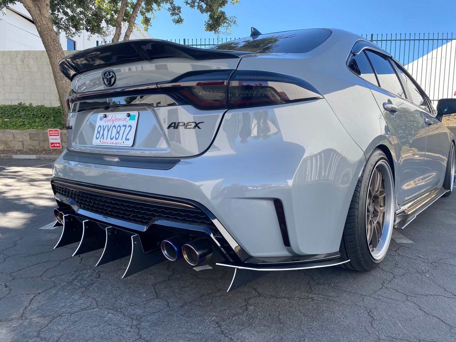 DownForceSolutions — 20212022 Toyota Corolla Sedan APEX edition diffuser