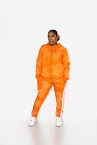 Image 2 of Orange Sun Faded  Sweatsuit