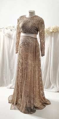 Image 1 of Photoshooting cocoa dress Virginia | set: skirt and top | size M