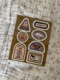 Image 1 of Summerween Stickersheet