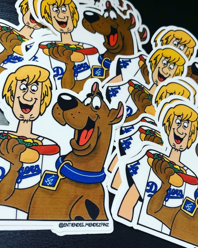Scooby LA Sticker 