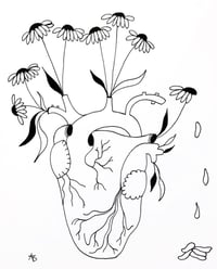Heart Bloom Art Print