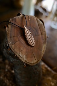 Image 7 of    Feather Pendant Necklace 
