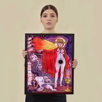 Image 5 of  Lair of Babylon Original Watercolor Painting 