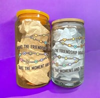 Image 1 of Make the Friendship Bracelets 16 OZ Glass Cup