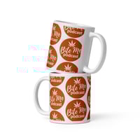 Image 2 of Bite Me logo White glossy mug