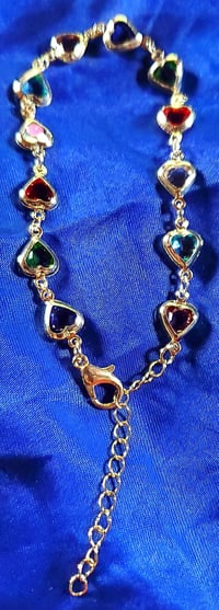 Colorful heart bracelet 