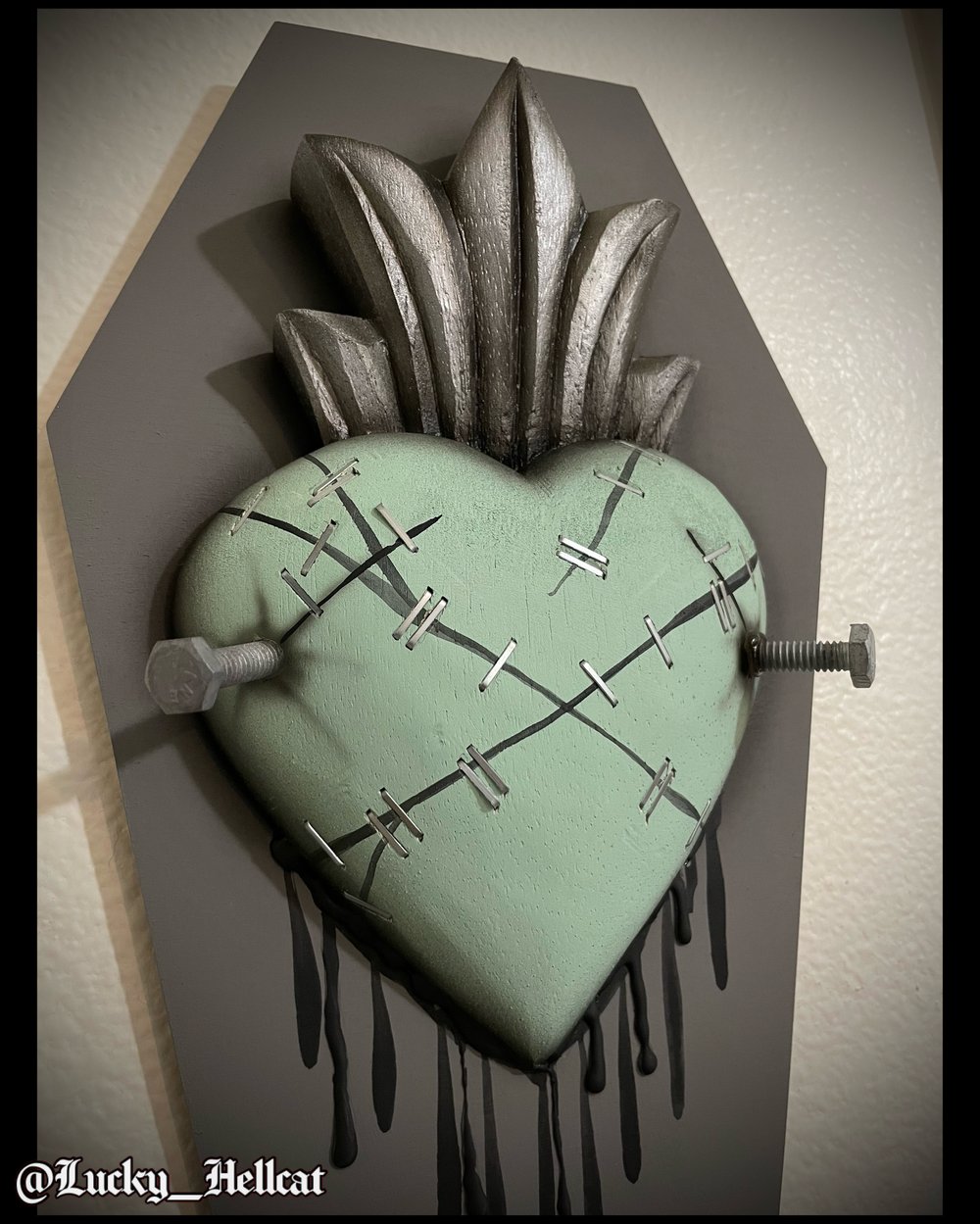 Frankenstein’s Monster Sacred Heart Wall Art