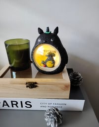 Image 3 of Forest Spirit Totoro Kids Room Table Lamp Night Light Nursery Decor. Cute Totoro Figurine