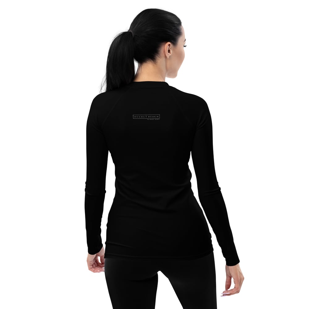 Occult Beach: Dark Wave Surf Shop Women's Rash Guard