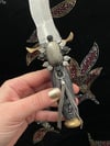 Pyrite Shield with Tassle Kris WoodHenge Blade 