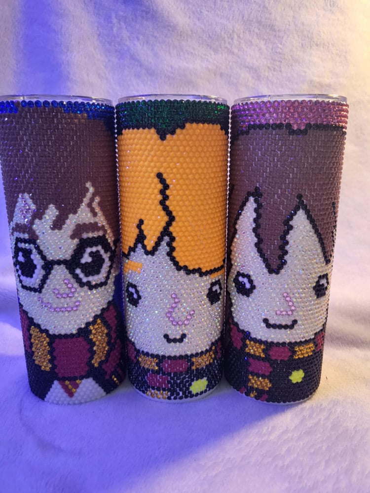 Image of Harry Potter rhinestone tumblers