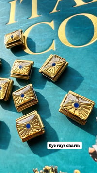 Image 3 of GOLD ITALIAN CHARM CONNECTORS 