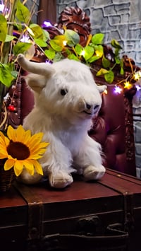 Image 3 of 👑The Armored Kingdom Baby Highland Cow Plushie