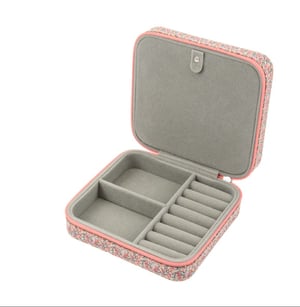 Image of Jewellery Box Square - Liberty Pepper Pink