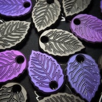 Purple & Black Titanium Leaves