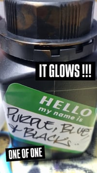 Image 1 of blue blsck purple