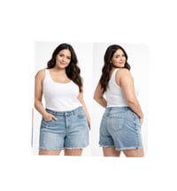 Image 4 of 22W Baccini Denim Shorts #560*14 (Gently Used)