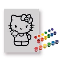 Image 1 of HELLO KITTY PAINT KIT