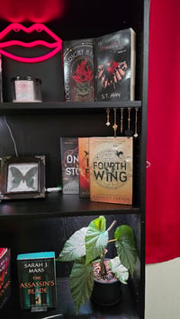 Image 2 of Dragons & Lightning handmade bookshelf charms