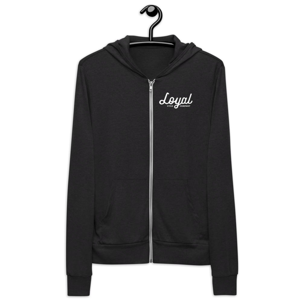 Unisex zip hoodie