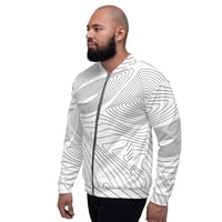 Image 2 of beYOU Melt Unisex Bomber Jacket