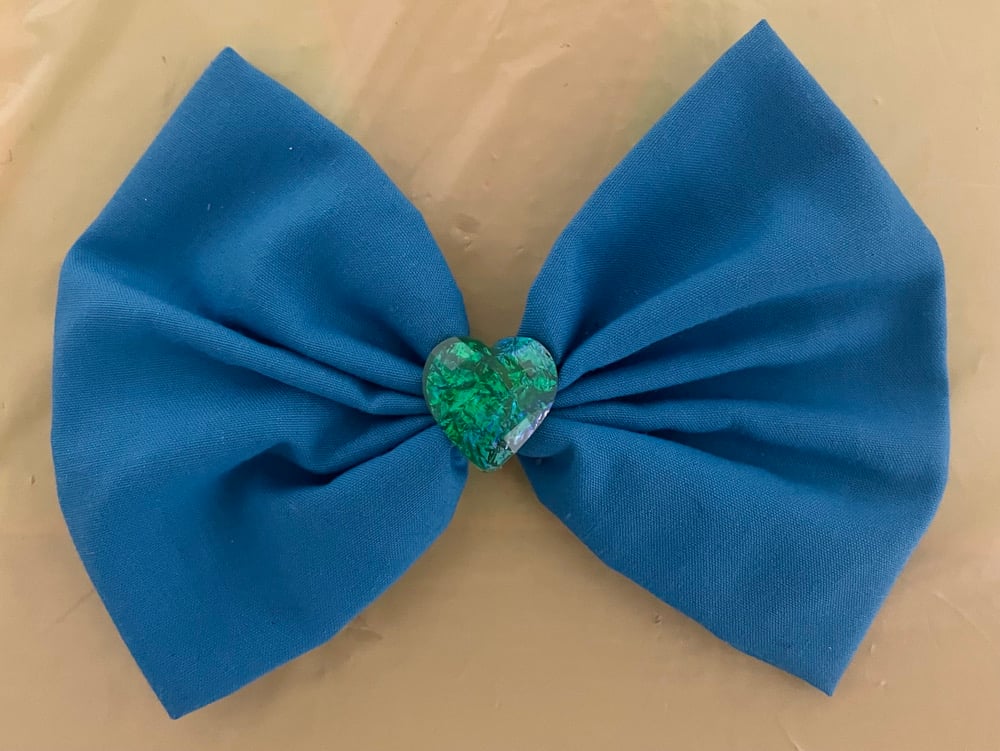 Blue turquoise heart