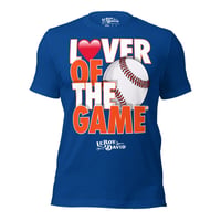 Image 1 of LOTG College Baseball Unisex T-shirt (Blue & Orange)