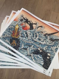 Image 2 of Print “Water dragon” 45x60 cm