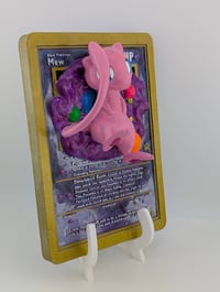 Image 3 of Mew Handpainted Pokemon TCG 3D Wall Art