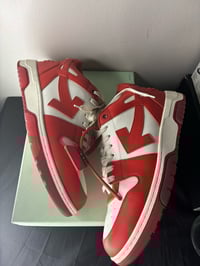 Image 4 of Off White “Out Of Office” Red/White