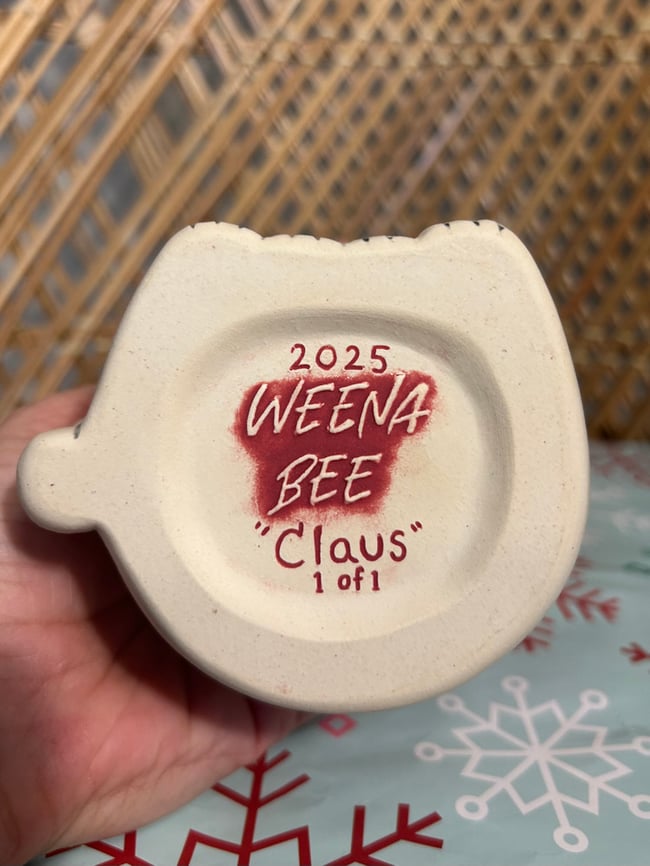 TONKINESE TERRACE “KITTY CLAUS” Blue 1 OF 1