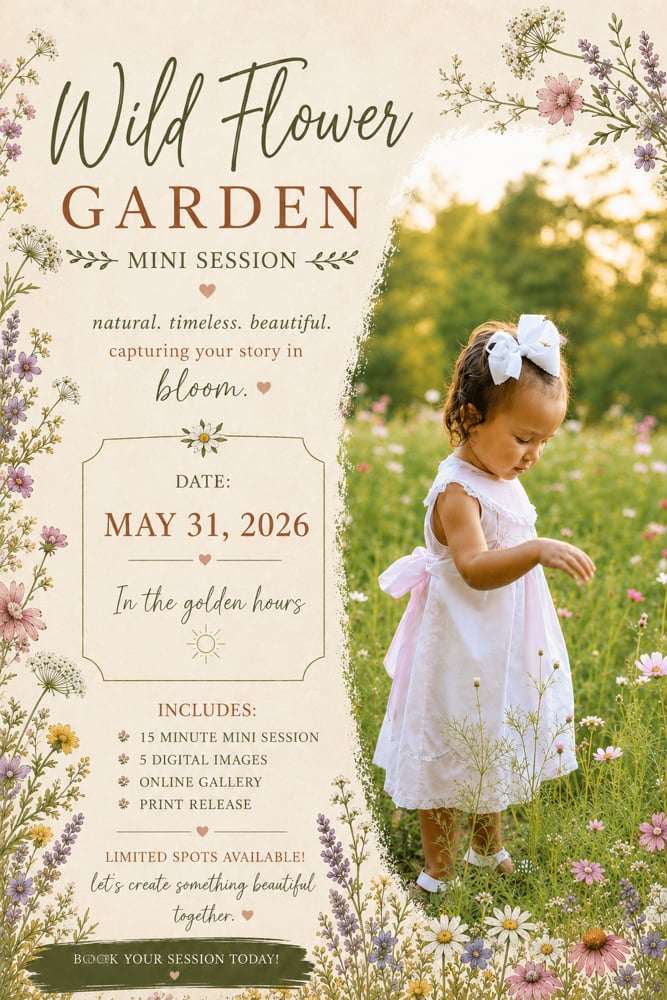 Image of WILD FLOWER MINI SESSION 2026