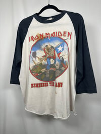 Image 1 of 1983 Iron Maiden Texas Alamo shirt 