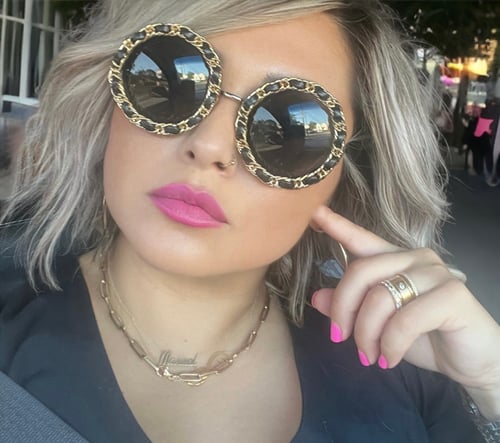 Image of Luxe chain sunglasses 