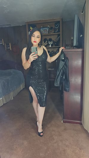 Image of Crystal Sequins Dress 