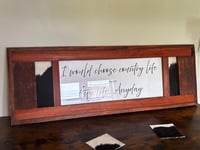Image 5 of Small Cow Hide Sign 