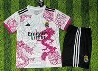 Real Madrid White Pink Dragon Kit