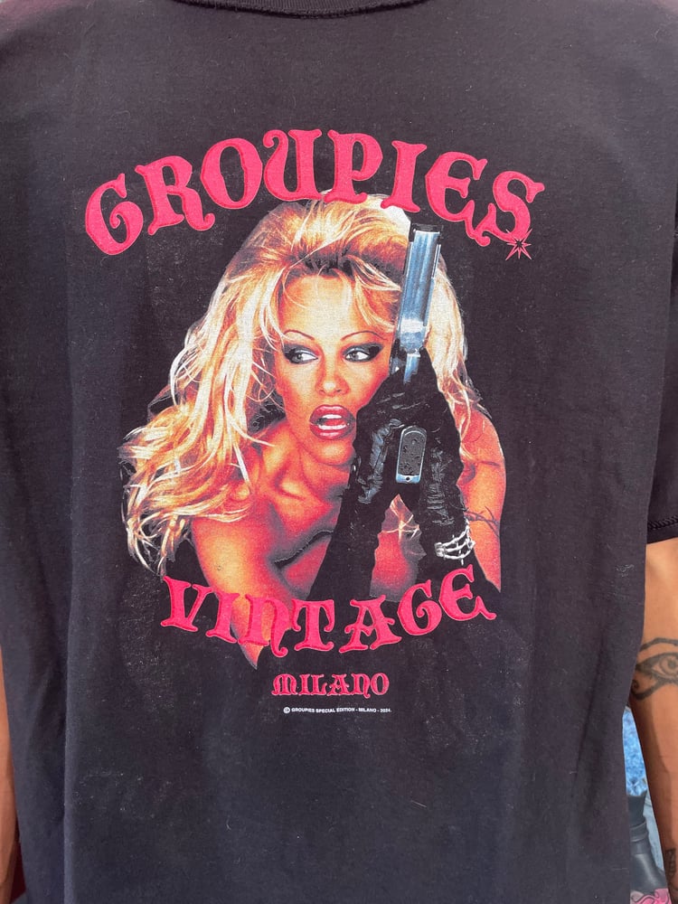 Image of VINTAGE T-SHIRT - GROUPIES MILANO 2024