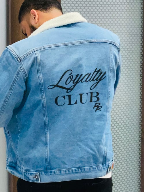 Image of Loyalty Club Denim Sherpa Jacket