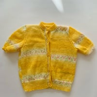 Image 2 of Hand knitted spring cardigan size 6-8 years 