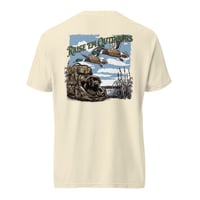 Image 4 of Christian Waterfowlers Raise Em Outdoors Unisex garment-dyed heavyweight t-shirt 