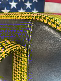 Image 6 of Yellow houndstooth duffle and tool roll