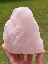 Image 2 of Brazilian Rose Quartz Raw Chunk #2254
