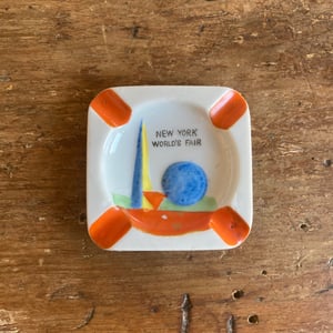 Image of New York World's Fair Handpainted Ashtray