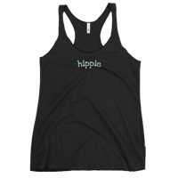 Image 2 of "hippie" Women's Racerback Tank
